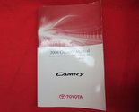 2008 Toyota Camry Owners Manual - $24.91