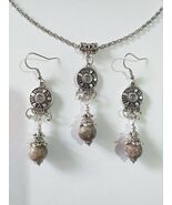 Maifan silver jewelry set Maifan set Victorian set Boho jewelry set bohe... - $73.24 CAD
