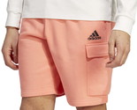 adidas Men&#39;s Essentials Fleece Cargo Shorts Coral Fusion-2XL - £21.51 GBP