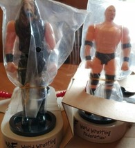 WWF Stone Cold &amp; Undertaker 1998 Combo: Titan sports-Toy Island Ring Warriors  - £27.62 GBP