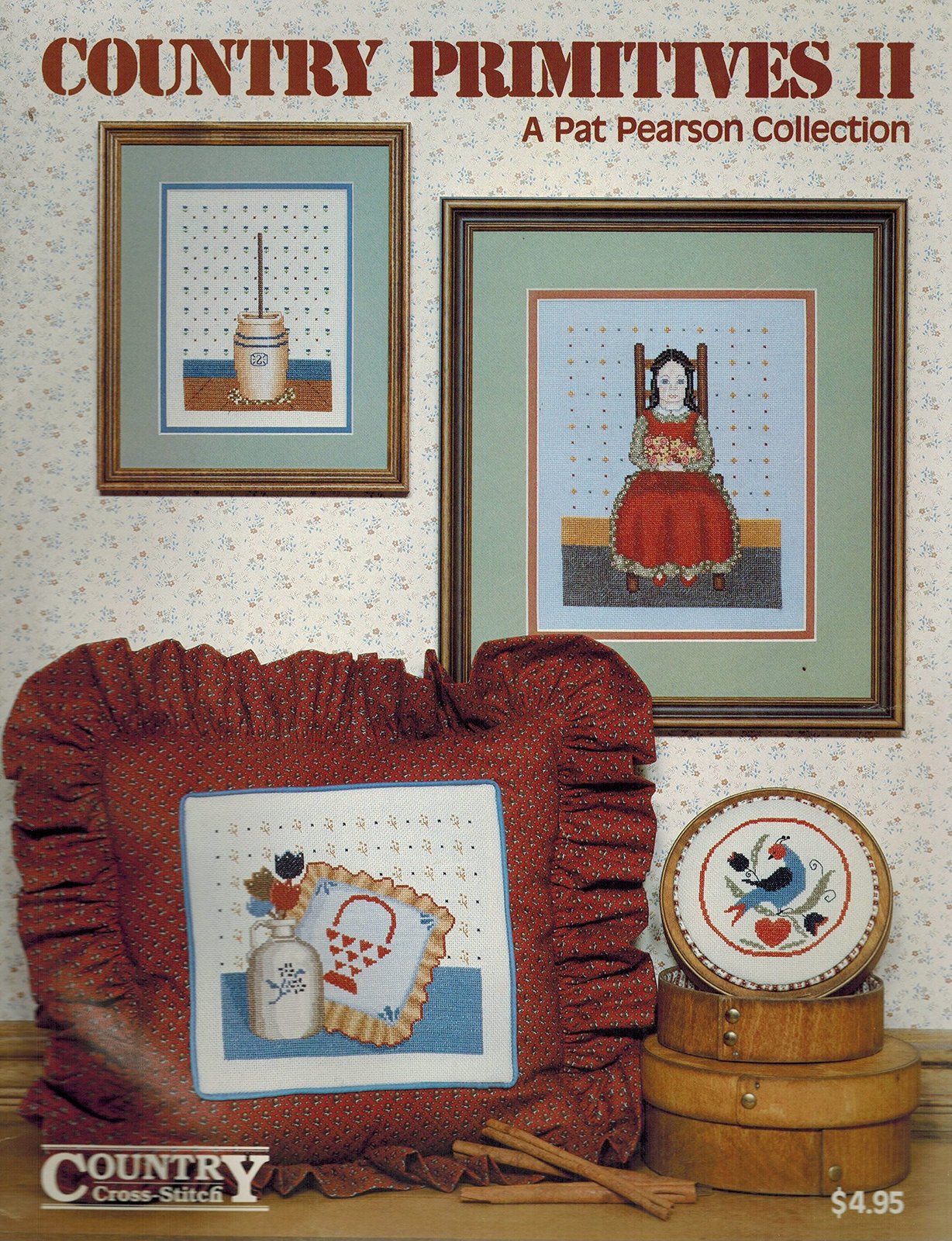 Country Primitives II: A Pat Pearson Collection (Counted Cross Stitch) [... - $2.97