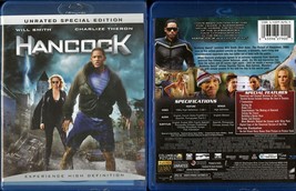 Hancock Unrated And PG-13 2 Discs BLU-RAY Charlize Theron Sony Video New Sealed - £5.94 GBP