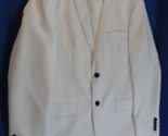 2 BUTTON DESIGNER BRAVEMAN WHITE SUIT JACKET TUXEDO 40R / 40 REGULAR - £44.79 GBP