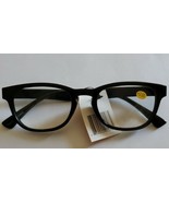 Plastic Framed Reading Eye Glasses ~ Black Frames ~ +2.00 Strength ~ K26 - $28.05 CAD