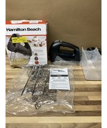 Hamilton Beach 6 Speed Hand Mixer, Quick Burst, Storage Case, TestedBlac... - $12.40
