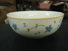 Pfaltzgraff Melissa Pattern Blue Flowers Cereal, Salad or Soup Bowl - $15.31
