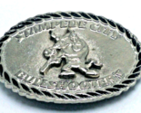 Vintage Calgary Stampede Città Bullshooter&#39;s Cintura Fibbia EUC 8.9cm x 7cm - £11.23 GBP