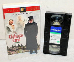 A Christmas Carol ~ VHS Tape ~ 1984 George C Scott ~ Clam shell Case ~ EX - £7.85 GBP