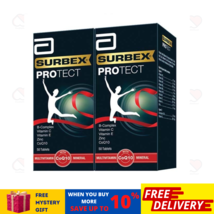 2 X 50&#39;s Abbott Surbex Protect Energy Booster with B-Complex, Vitamins &amp; CoQ10 - £66.64 GBP