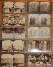 Lot of 74 Stereograph Cards Yellowstone Park Springs Stereoview Mixed Places - £109.51 GBP