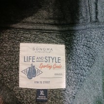 Sonoma Life & Style Men's Gray Cotton Blend Pullover Sweater Long Sleeve Size XL image 3