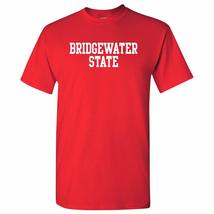 AS01 - Bridgewater State Bears Basic Block T Shirt - Small - Red - £19.29 GBP