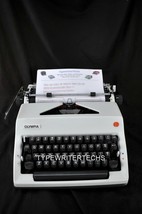 Professionally Restored 1975 Olympia SM9 Portable Typewriter W/ Warranty Pica - £755.59 GBP