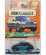 Vtg 1998 Matchbox 1962 VW Beach BEETLE MB53 Black &amp; Blue China 1:59 Orig... - €8,40 EUR