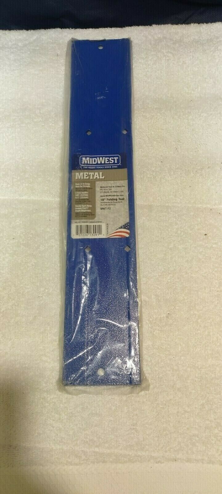 Primary image for New, Midwest Metal 18" Folding Tool MWT-F2 16 Gauge Steel