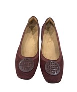 Clarks Artisan Burgundy Suede Flats Womens Size 10M - $33.60