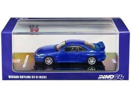 Nissan Skyline GT-R (R33) RHD (Right Hand Drive) Bayside Blue Metallic 1/64 Die - £25.86 GBP