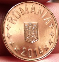 Gem Unc Romania 2014 Ban~See All Our Unc Coins~Free Shipping - $1.95