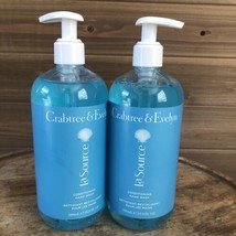 Crabtree &amp; Evelyn LA SOURCE Conditioning Hand Wash Soap 16.9 fl oz NEW LOT x 2 - £25.72 GBP