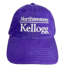 Kellogg School of Management Baseball Hat Cap Evanston IL Purple Adjusta... - £27.96 GBP