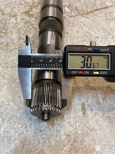 Driveshaft 15-3/4" Long 28-Spline 31mm End 23-Spline 15mm End 38mm Shaft Item image 3