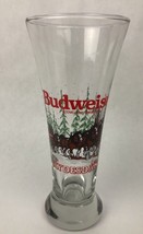 Libbey Budweiser Clydesdales Pilsner Beer Glass 7 1/4&quot; tall Minty clean ... - £7.99 GBP