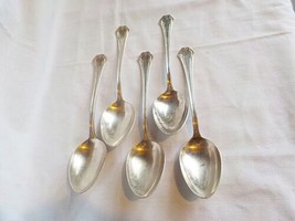 5 Vintage Reed &amp; Barton Large Servings Spoons 8 1/4&quot; Long - £14.38 GBP