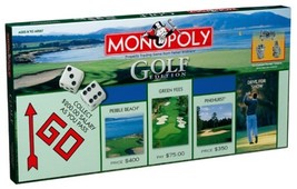 Golf 2000 Collector&#39;s Edition Monopoly Board Game - £38.45 GBP