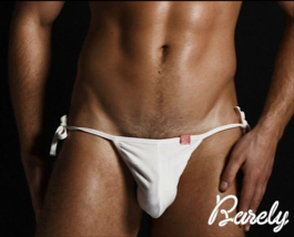 Aussiebum Barely White Modal Bikini Designed in Australia &quot;Large&quot; - £17.46 GBP