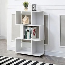 White 3-Tier Simple Household Bookshelf for Storage - $82.70 CAD