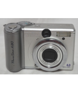 Vintage Canon PowerShot A80 4.0MP Flip Screen Digital Camera Silver - $24.74