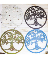 Set Of 4 Colorful 23&quot; Oversized Celtic Tree of Life Medallion Wall Circl... - £191.59 GBP