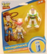 Imaginext Toy Story 4 Disney Pixar Buzz Lightyear &amp; Jessie Figures - £9.45 GBP