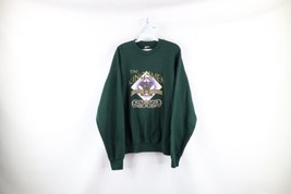 Vtg 90s Mens Large Faded Spell Out The Kingsmen Ridin High Band Sweatshirt USA - £31.61 GBP