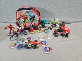 Large Lot Of Disney Infinity Figures Tokens Bases Mickey Hulk Marvel Cas... - £27.69 GBP