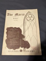 1938 Ave Maria Vintage Piano Sheet Music~ complete, not binded together. - £6.21 GBP