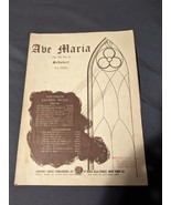 1938 Ave Maria Vintage Piano Sheet Music~ complete, not binded together. - £6.26 GBP