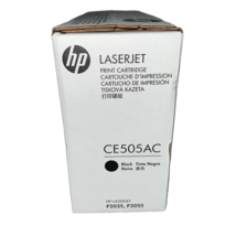 GENUINE HP CE505AC Black Toner Cartridge P2035 P2055 NEW Genuine Sealed - €52,85 EUR
