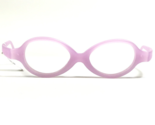 Miraflex Kinder Brille Rahmen BABY ZERO 2 Gummiert Lila Rund 34-15-105 - £43.90 GBP