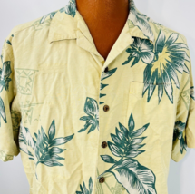 Vintage Boca Classics Hawaiian Aloha XL Shirt Palm Leaves Hibiscus Flowers - £39.61 GBP