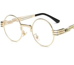 Round Circle Metal Frame Eyeglasses Men/Women - £9.98 GBP