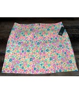 Wild Fable ~ Women&#39;s Floral Spring Mini Skirt Cotton Blend Flowers Plus ... - $14.88 CAD