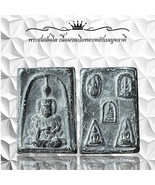 Thai Amulet Somdej Style With Gold Leaf Back - Cultural Keepsake - $54.65 CAD