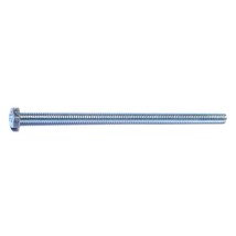 1/4&quot;-20 x 5&quot; Zinc Plated Steel Coarse Full Thread Hex Head Tap Bolts (8 pcs.) - £9.95 GBP