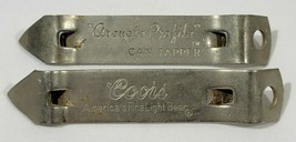 Vintage Coors &amp; Ekco Bottle Openers Set of 2 - £9.48 GBP
