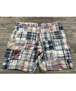 Vintage POLO RALPH LAUREN Shorts Madras plaid Men’s Size 38 Patchwork Pr... - £19.61 GBP