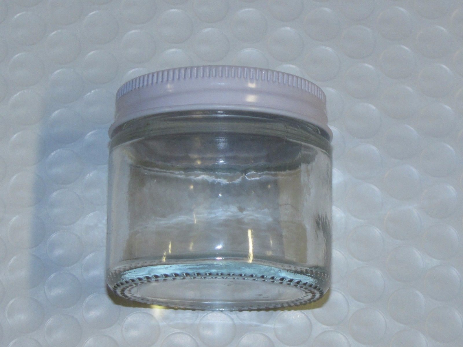 2 oz. Glass Lure Bottle With Cap 2 ounce wide mouth round trapping sale new - $6.85 - $26.97