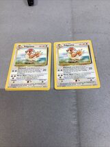 Set Of 2 Pokémon Pidgeotto 22/102 60HP Colorless Trading Cards - $14.84