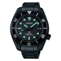Seiko Prospex Sea The Black Series LE 45 MM Automatic Black IP Watch SPB433J1 - £901.68 GBP