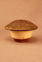 RAKU Unique Ceramic Companion Small/ Keepsake Funeral Cremation Urn #I0012 - £95.12 GBP